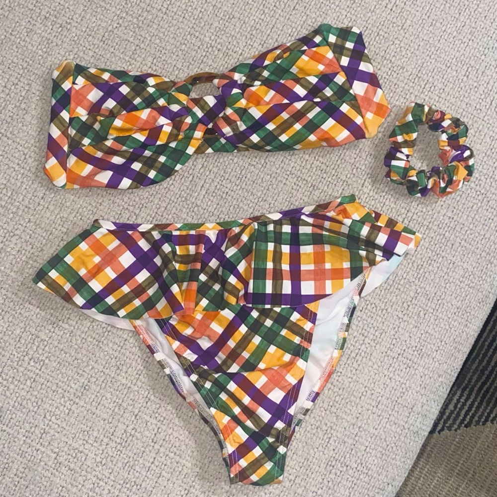 Montce Swim Summer Plaid Bikini